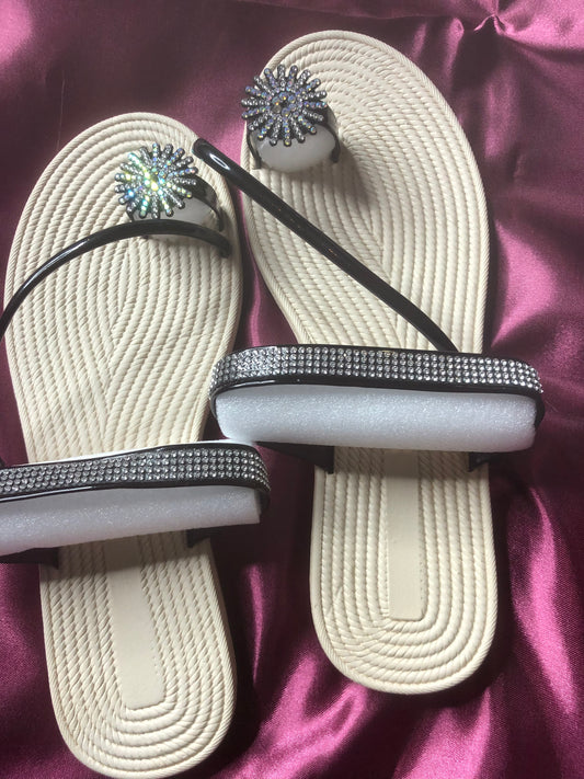 Sun diamond sandals